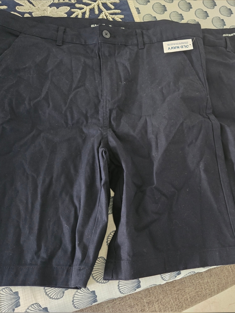 Old Navy Navy Blue School Uniform Shorts's Size 18 Plus Set Of 2- Built In Flex